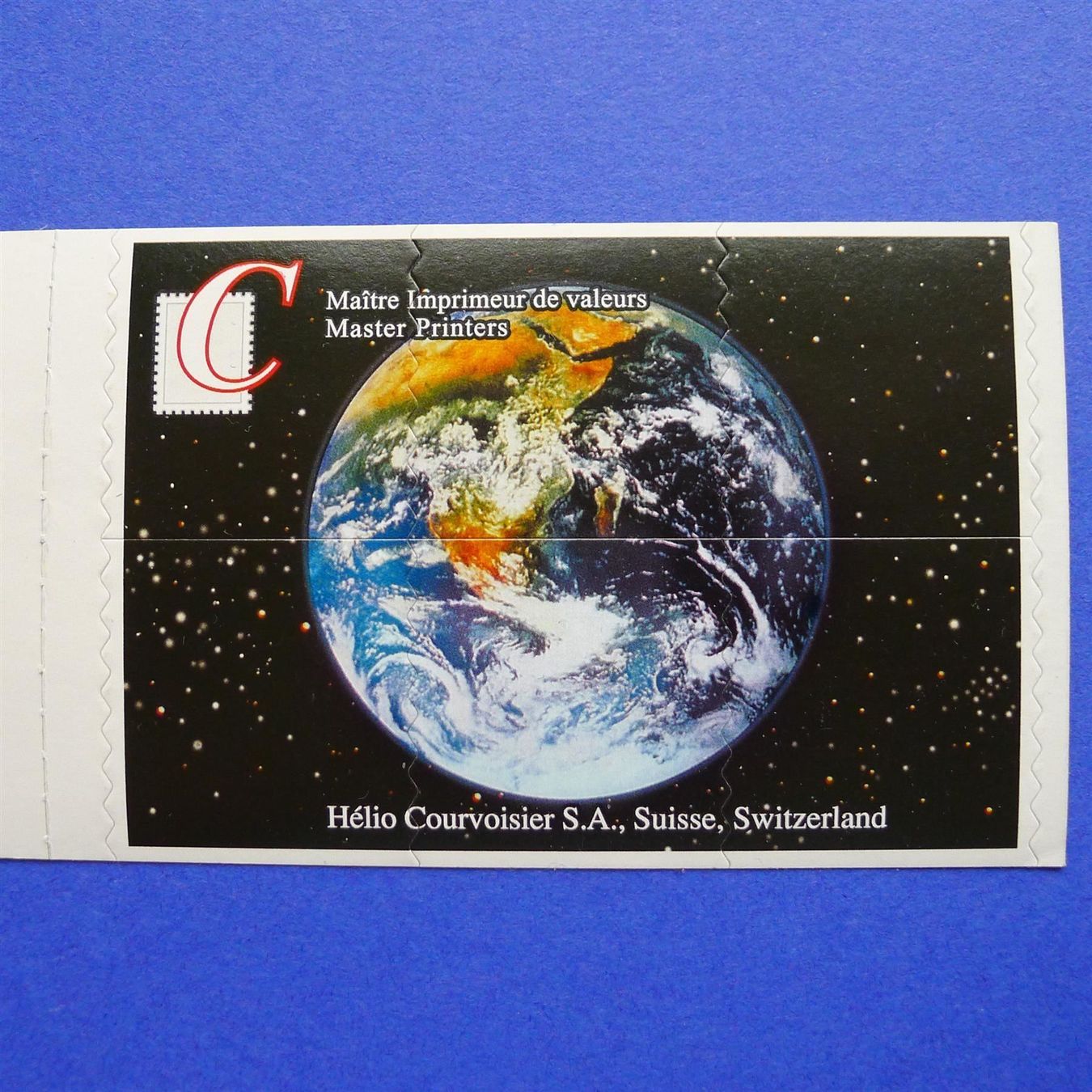 Alle Briefmarken: 2000 Courvoisier Markenheft Probedruck? – Gebraucht aus Ebikon von SilvioFreund 2