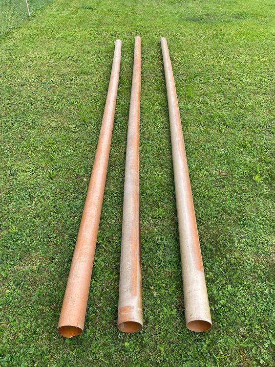 3 PVC Röhren (Gebraucht) in Niederglatt ZH für CHF 11 – nur Abholung ...