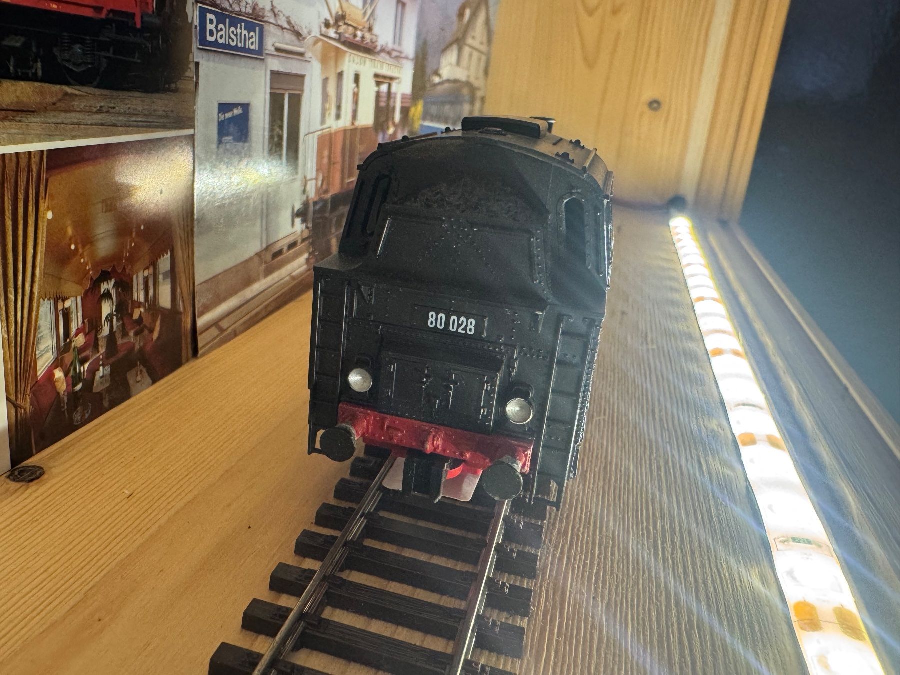 Roco Modellini di ferrovie: 80 028 DB Dampflokomotivie Roco – Usato da Klarsreuti venduto da Sbirolipiero 4