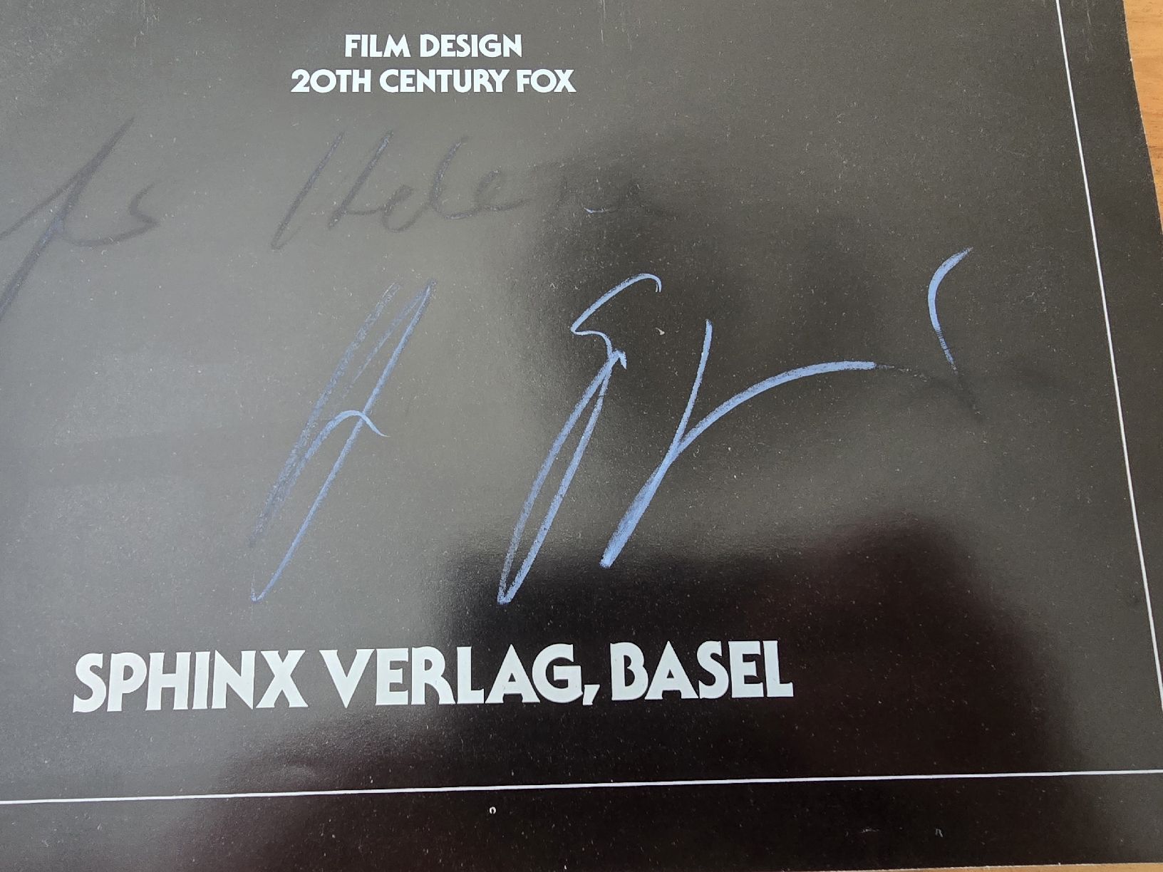 Bücher: Giger's Alien Film Design, Sphinx Verlag, mit Autogramm – Gebraucht aus Zürich von Rinatin 2