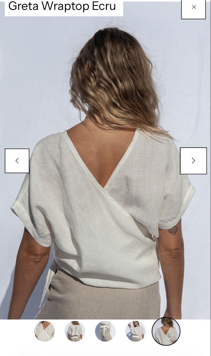 Top: JUNGLE FOLK Wraptop Greta M/L – Nuovo (secondo la descrizione) da Plasselb venduto da Sybo1 2