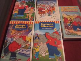 5x VHS Benjamin Blümchen