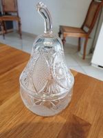 Kristallglas-Bonboniere in Birnenform -Ideal als Guetslidose