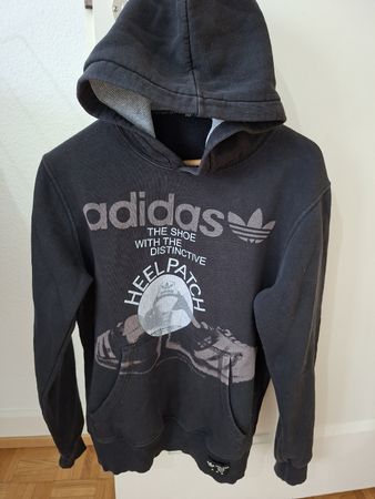 Sweat à capuche Adidas original noir, taille M, pour homme 