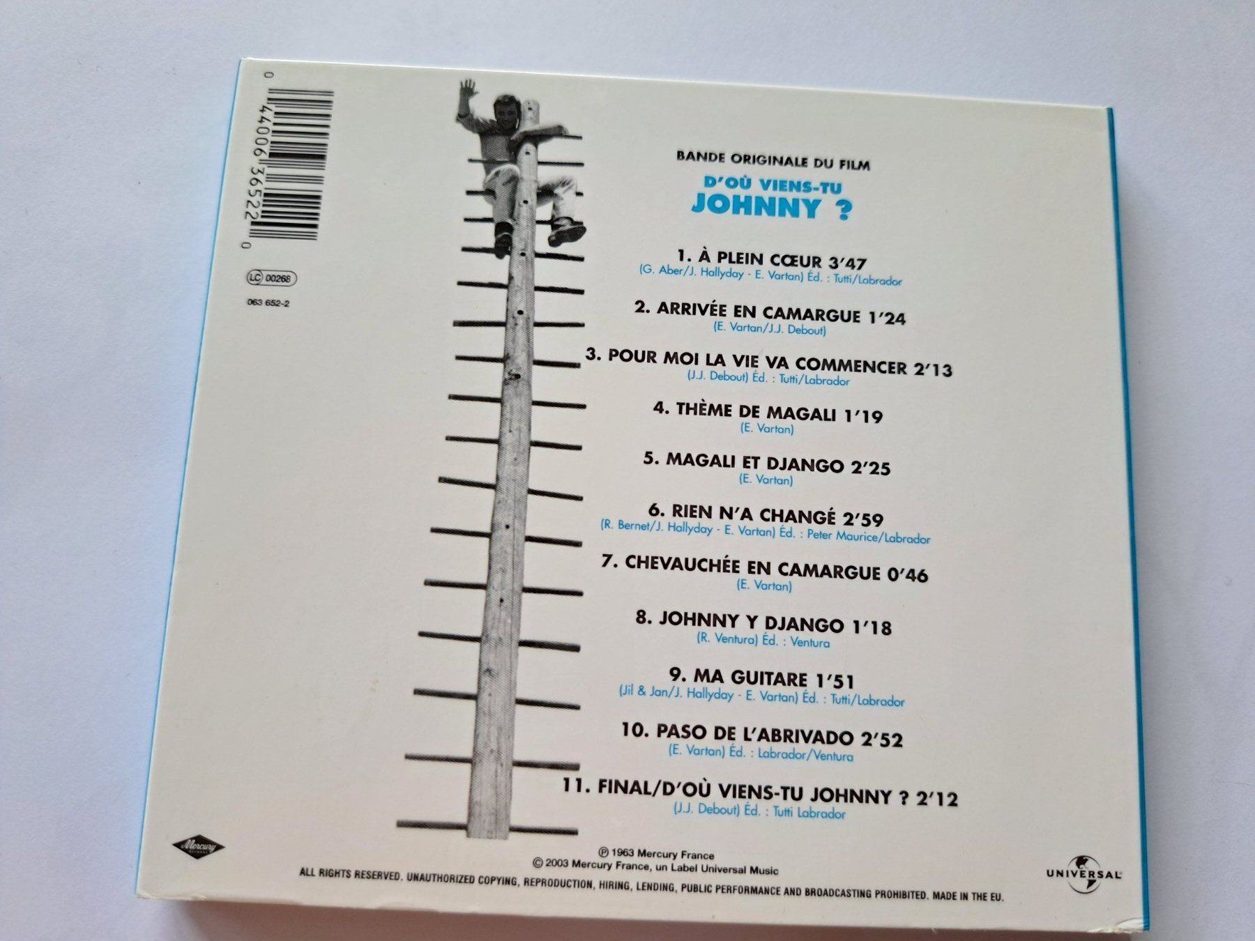 CD: Cd D'où viens-tu Johnny ? – Usato da Pully venduto da bro_n52j 2