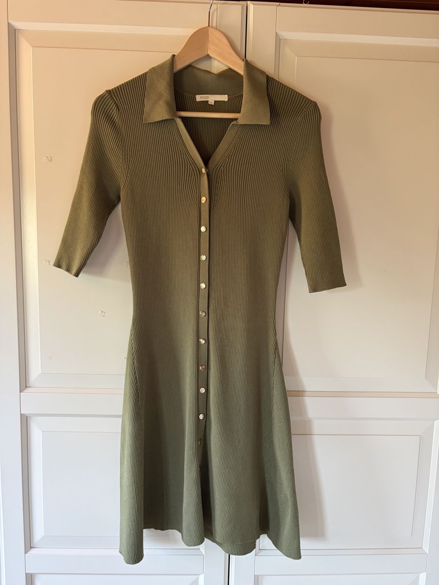 Maje Kleider: Maje Ribbed Knit Mini Dress – Gebraucht aus St.Josefen von lop_lh8d 2