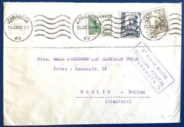 1939 Spanien Militär Zensurbrief Zaragoza - Berlin