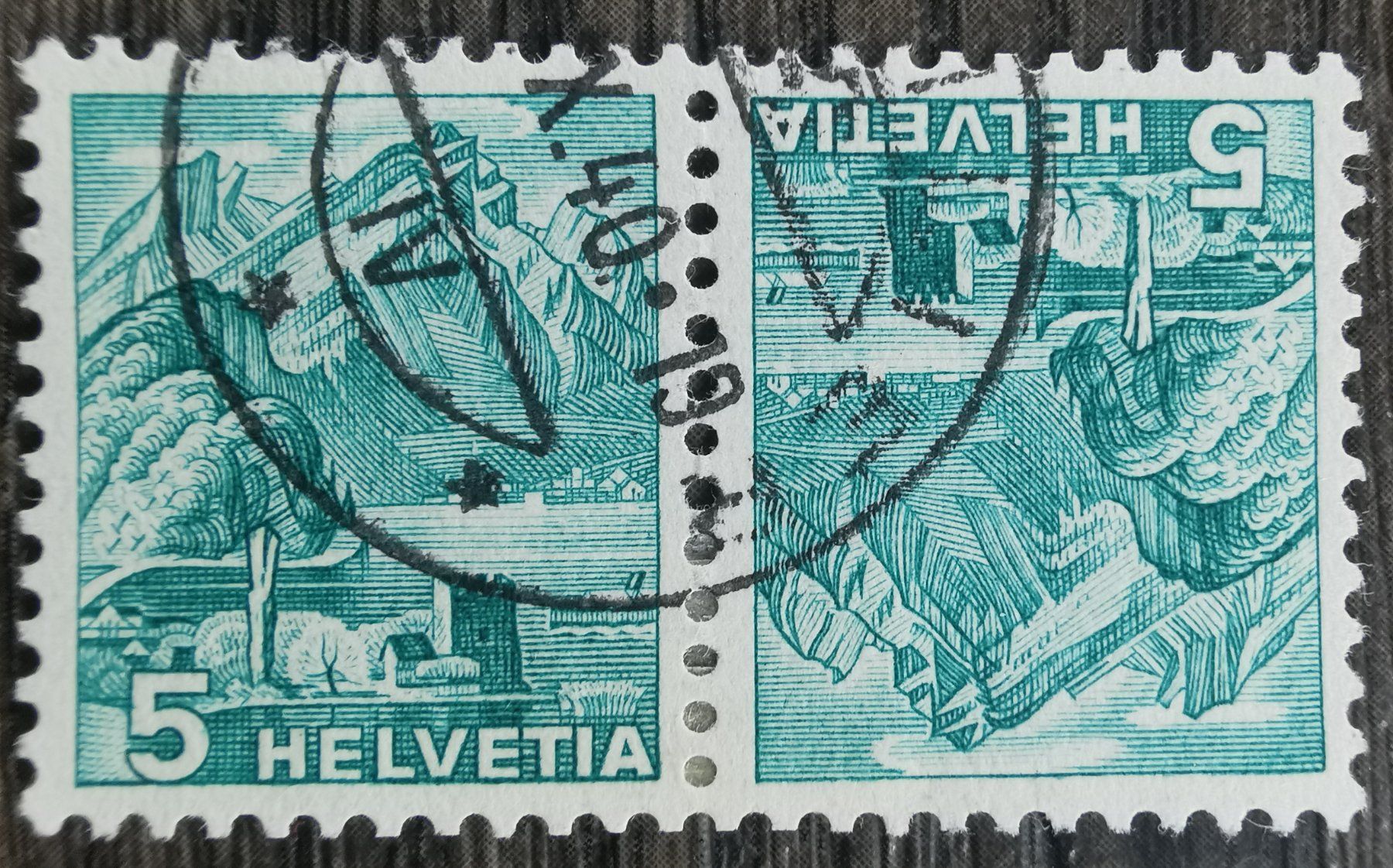 Tutti i francobolli: TR08 Timbre Suisse 19xx Oblitere – Usato da Cousset venduto da Patrick_Collections