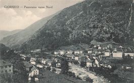 Giornico TI Valle Leventina panorama verso Nord