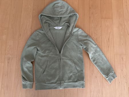 Kapuzen Pulli H&M Gr. 134/140 grün