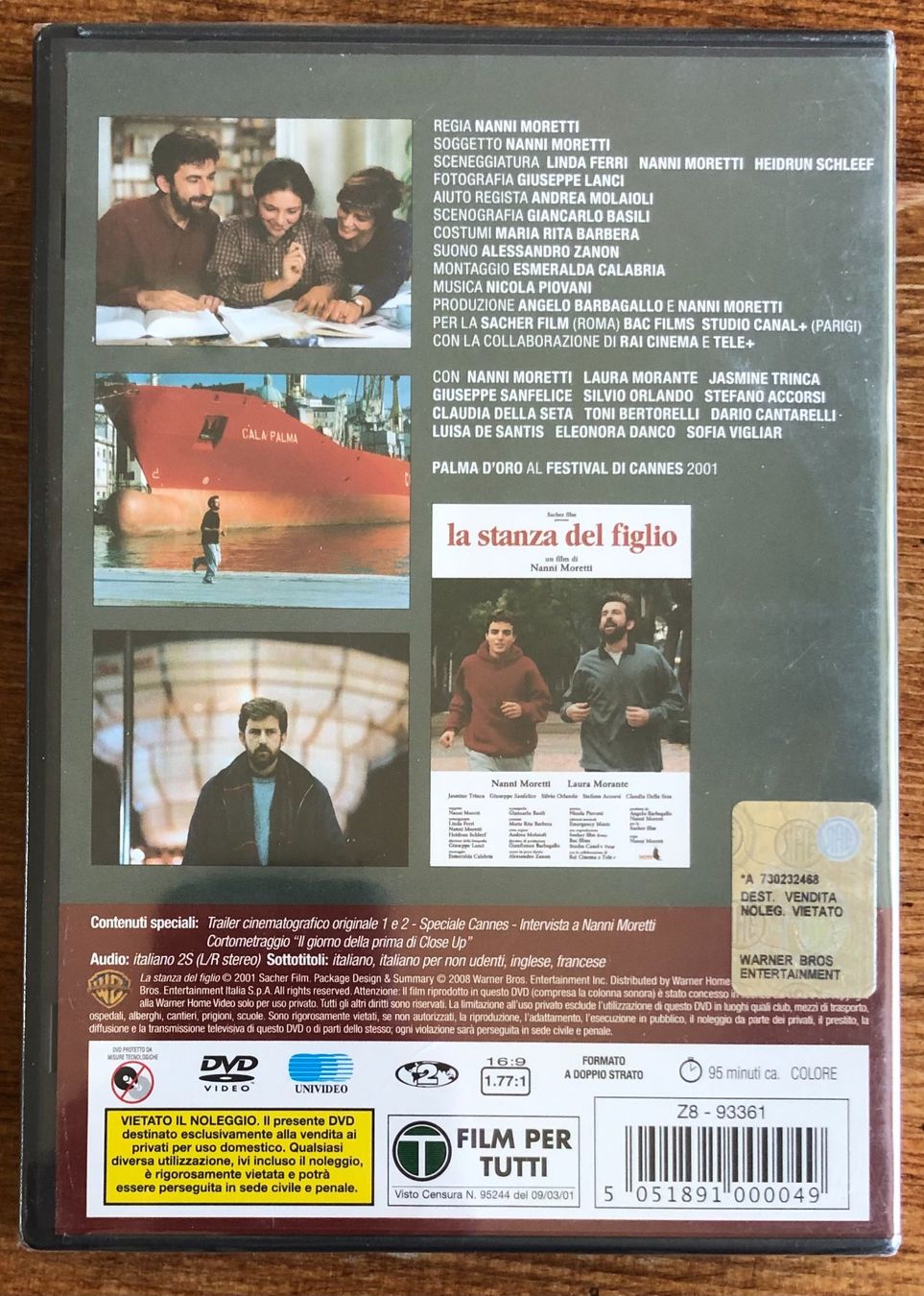 Alle DVDs: Nanni Moretti - La Stanza del Figlio DVD, NEU! – Neu und originalverpackt aus Luzern von Schlafenicht00 1