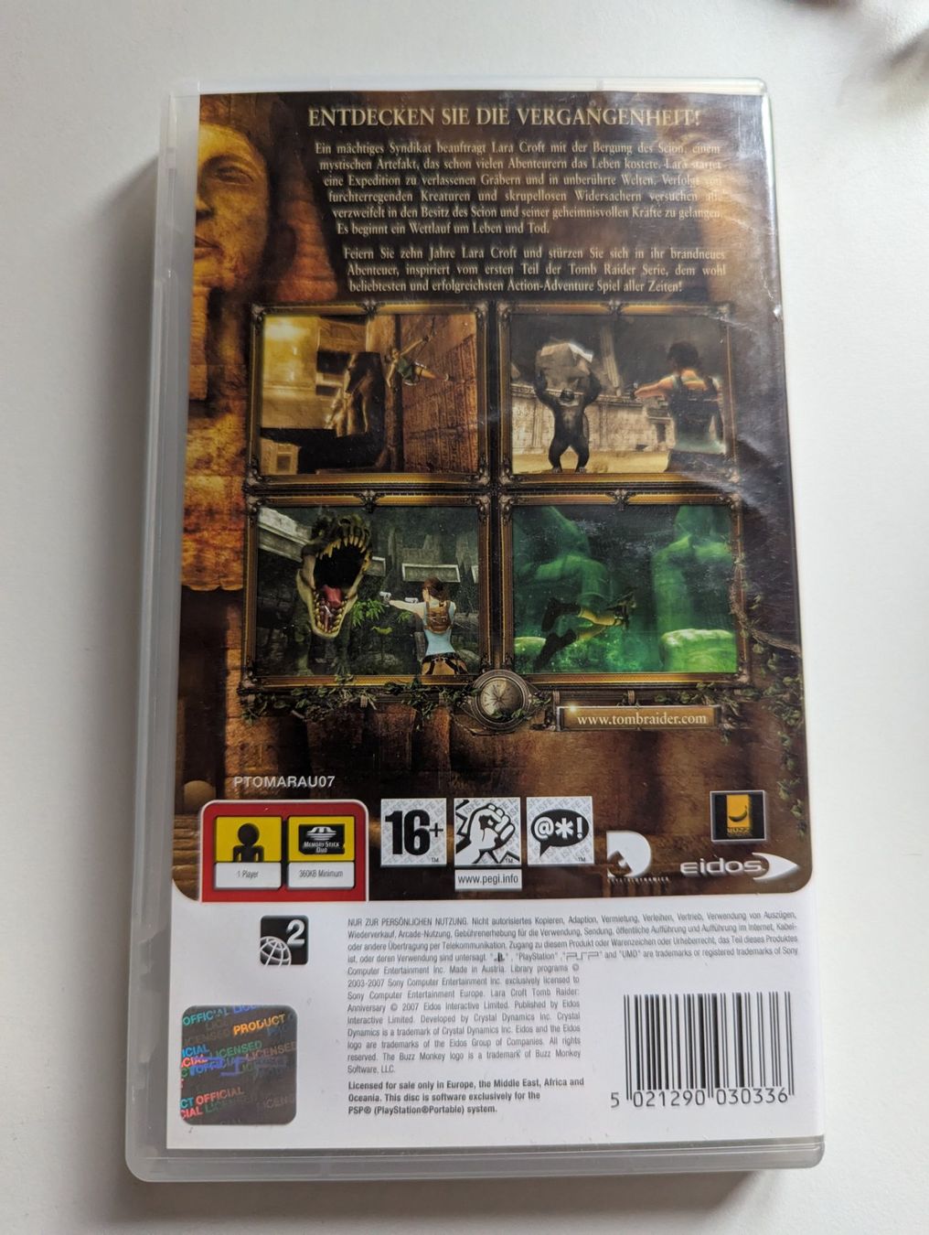 Sony Giochi: Tomb Raider Anniversary - PSP Playstation Game – Usato da Hünenberg See venduto da SpecialEditionGaming 1