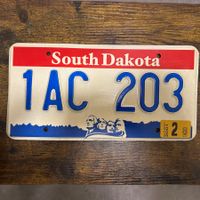 🇺🇸 U.S. Autoschild - South Dakota 1AC 203 - ORIGINAL