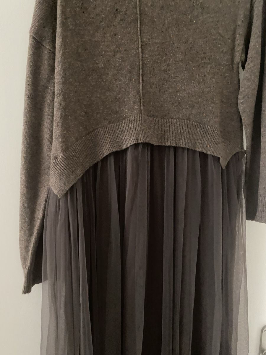 Vestiti: Wunderbares Kleid aus Strick und Tüll – Nuovo (secondo la descrizione) da Forch venduto da AlGreen 1