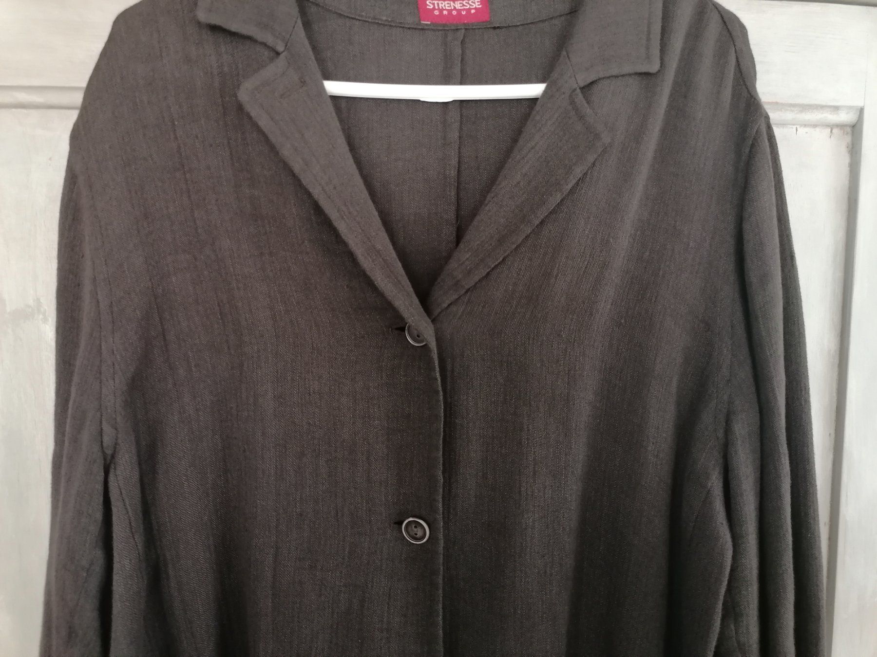 Strenesse Giacche: Schöne, braune Jacke von Strenesse 42 Leinengemisch – Usato da Wallisellen venduto da Muggeli1970 2