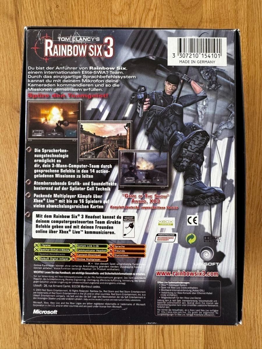Giochi: Rainbow Six 3 - Xbox – Usato da Uster venduto da GamesAndStuff 1