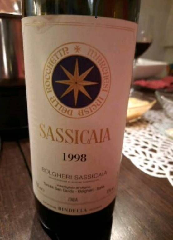 Vino: Sassicaia  1998 – Usato da Crissier venduto da NimonG