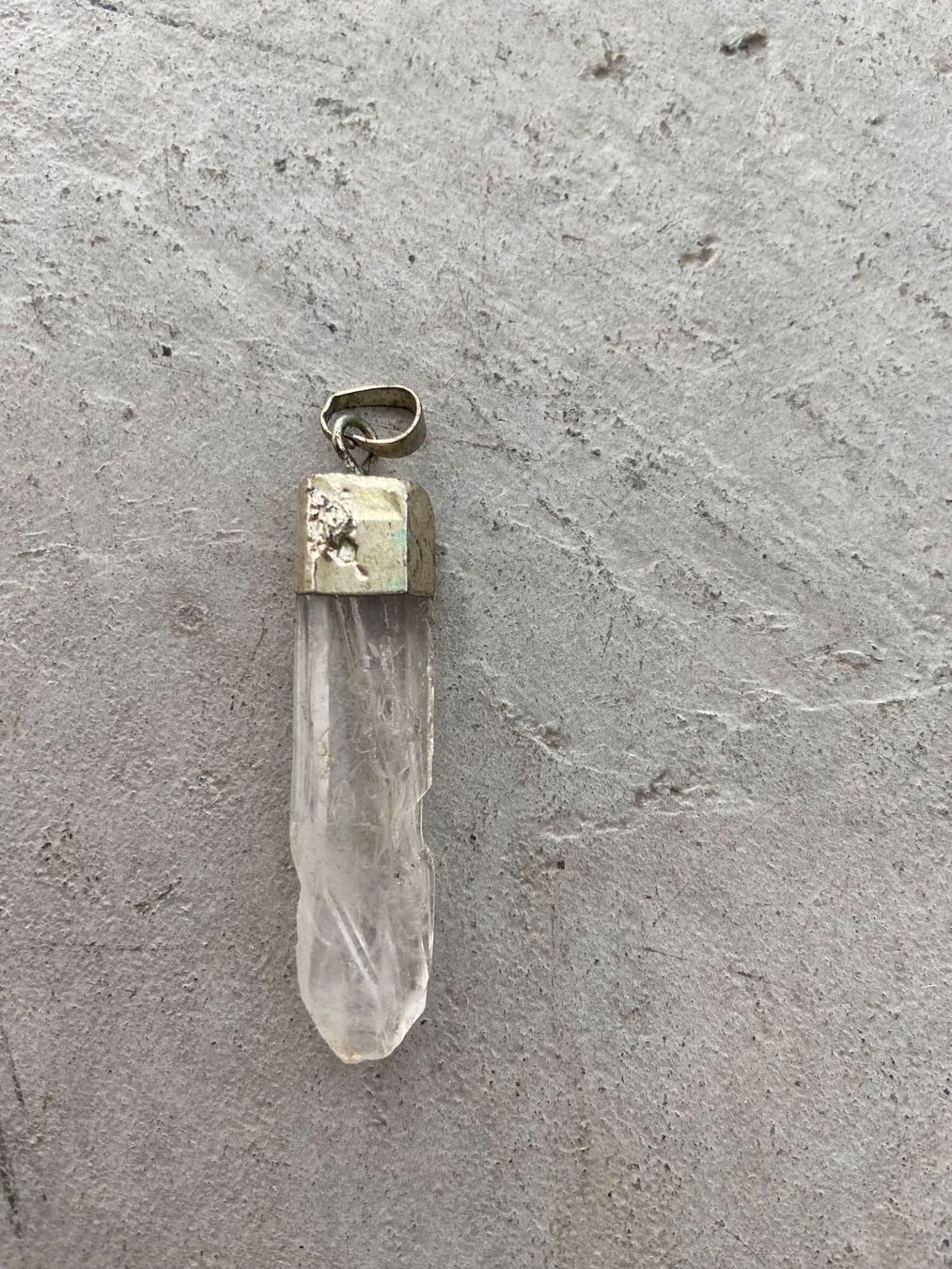 Anhänger: Bergkristall Anhänger mit Silber – Gebraucht aus Zürich von enjoyxvintage