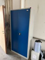 Metallschrank Binkert blau grau guter Zustand