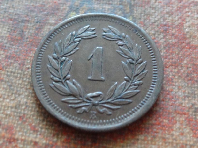 Tutti le monete: 1 Rp. 1908  (C) – Usato da Romanel-sur-Lausanne venduto da Swift13 1