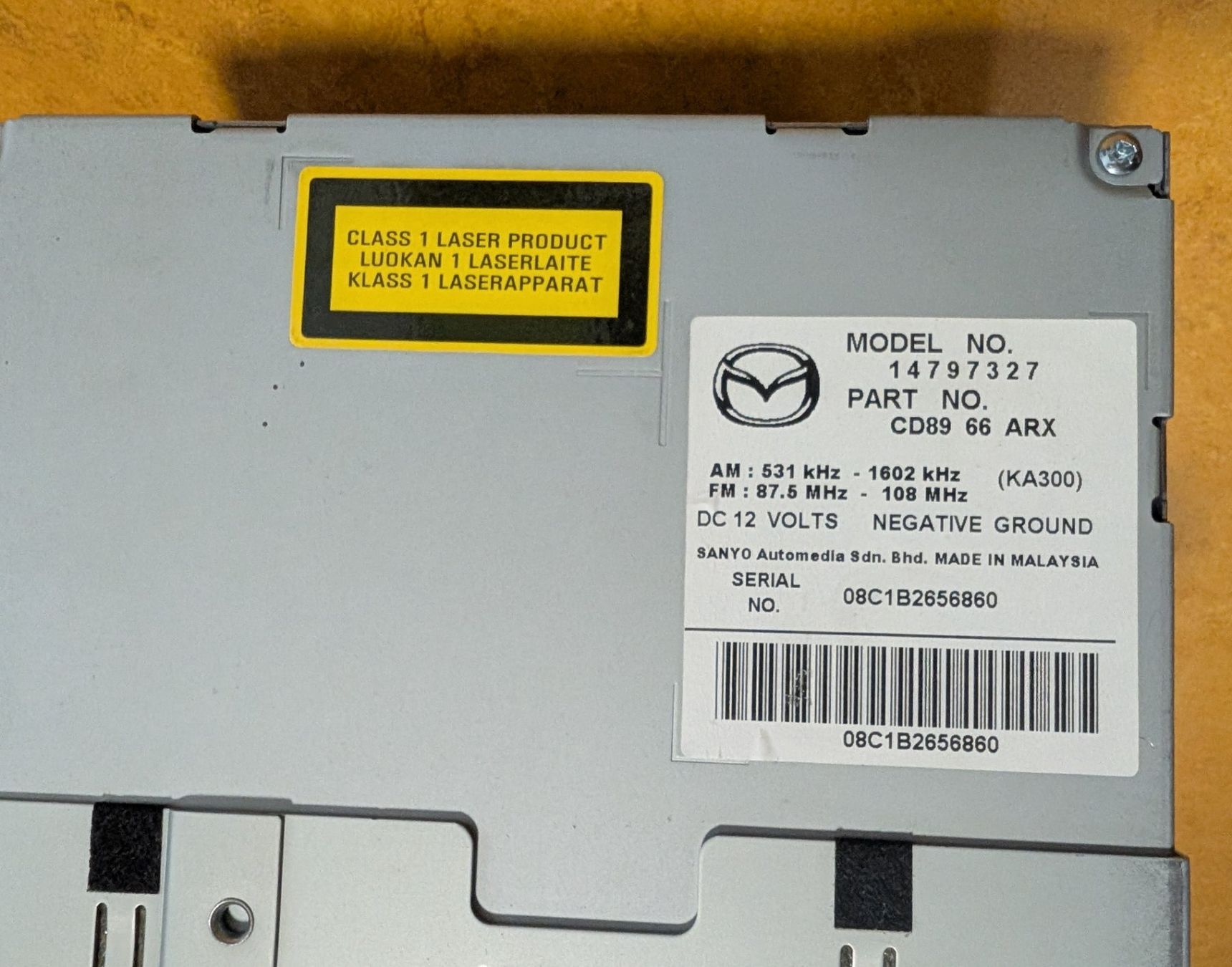 Radio: Autoradio Mazda 5 CR Original – Usato da Grosswangen venduto da Juve27 3