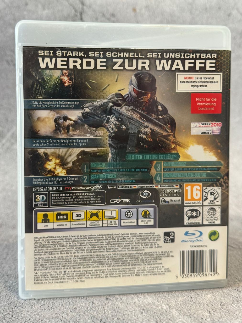 Giochi: Crysis 2 [PS3] – Usato da Niederwil SO venduto da BlueSonic 1