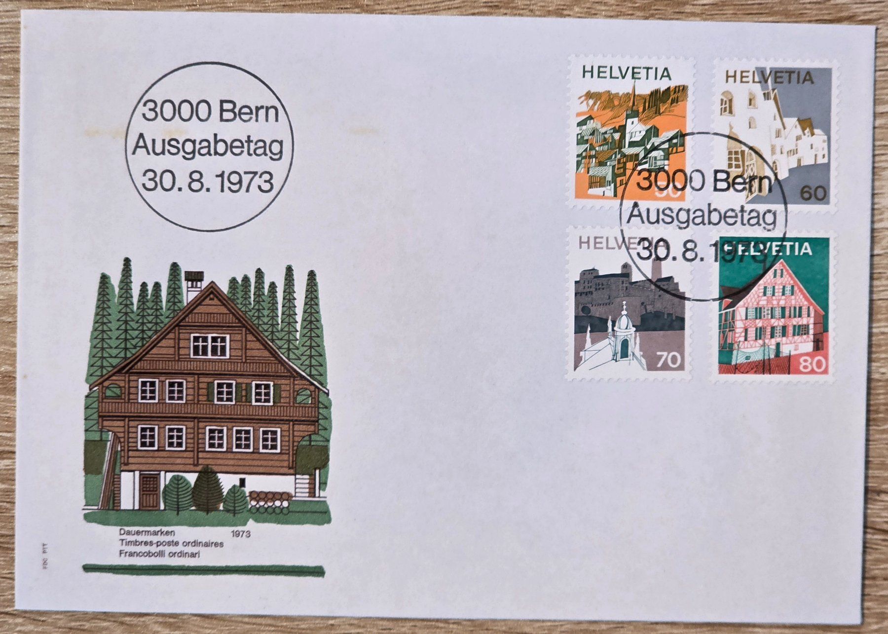 Tutti i francobolli: Schweiz First Day FDC 1973 – Usato da Rohrbach venduto da lod_m58r