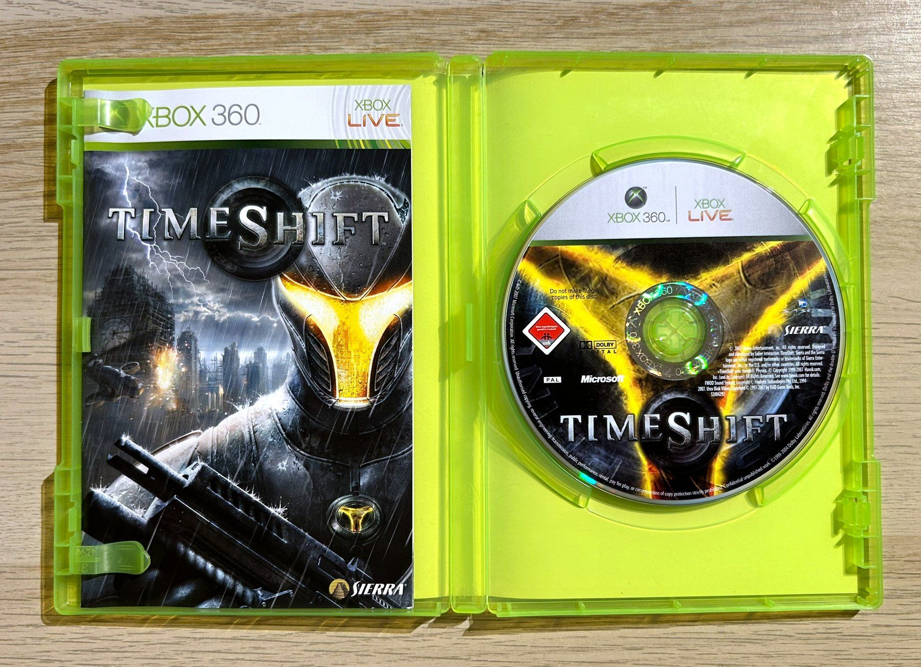 Microsoft Spiele: Time Shift Xbox 360 – Gebraucht aus St. Gallen von Alpine.Arcade 2