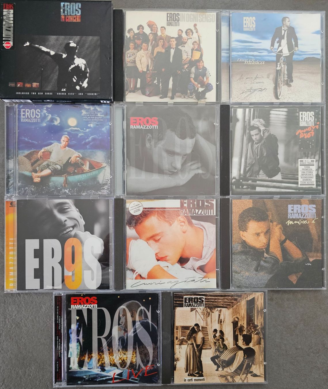 CDs: Eros Ramazzotti CD's – D'occasion à Unterkulm par Chaplyn2018