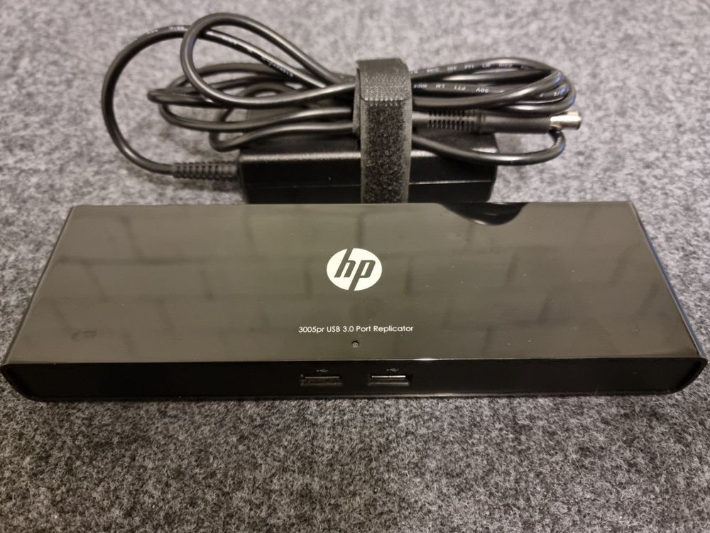 HP 3005PR 681280-001 USB 3.0 Port Replicator DisplayPort HDMI USB