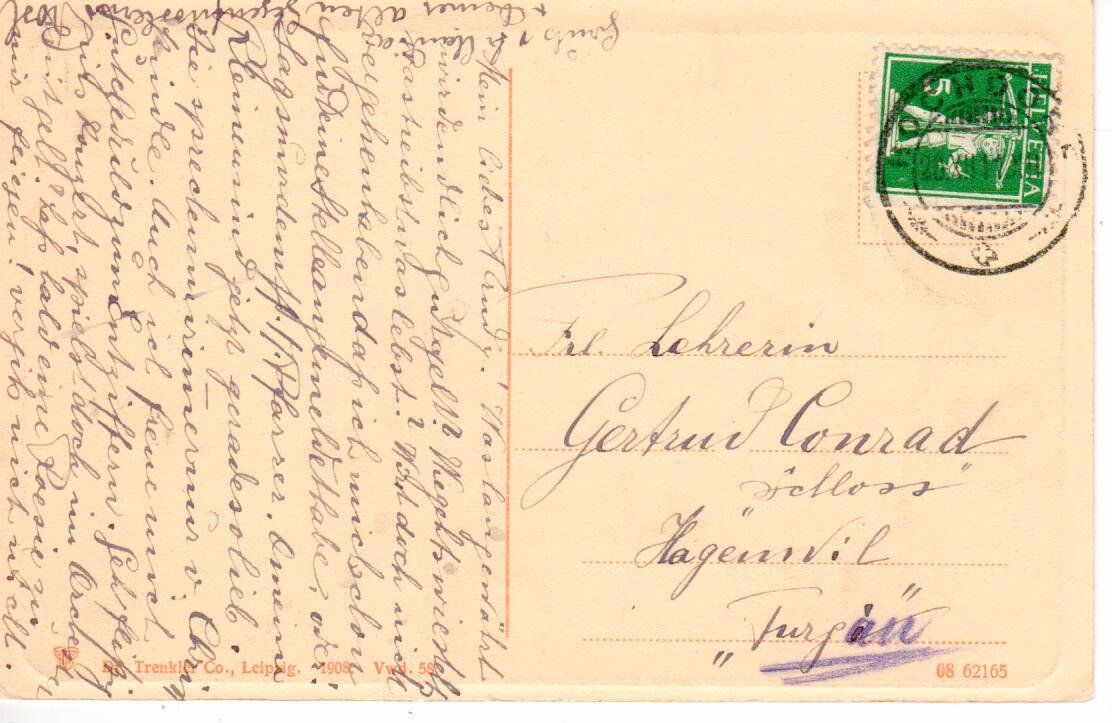 Ansichtskarten: Rigi Dosen 1911 – Gebraucht aus Wolhusen von Curver9 1