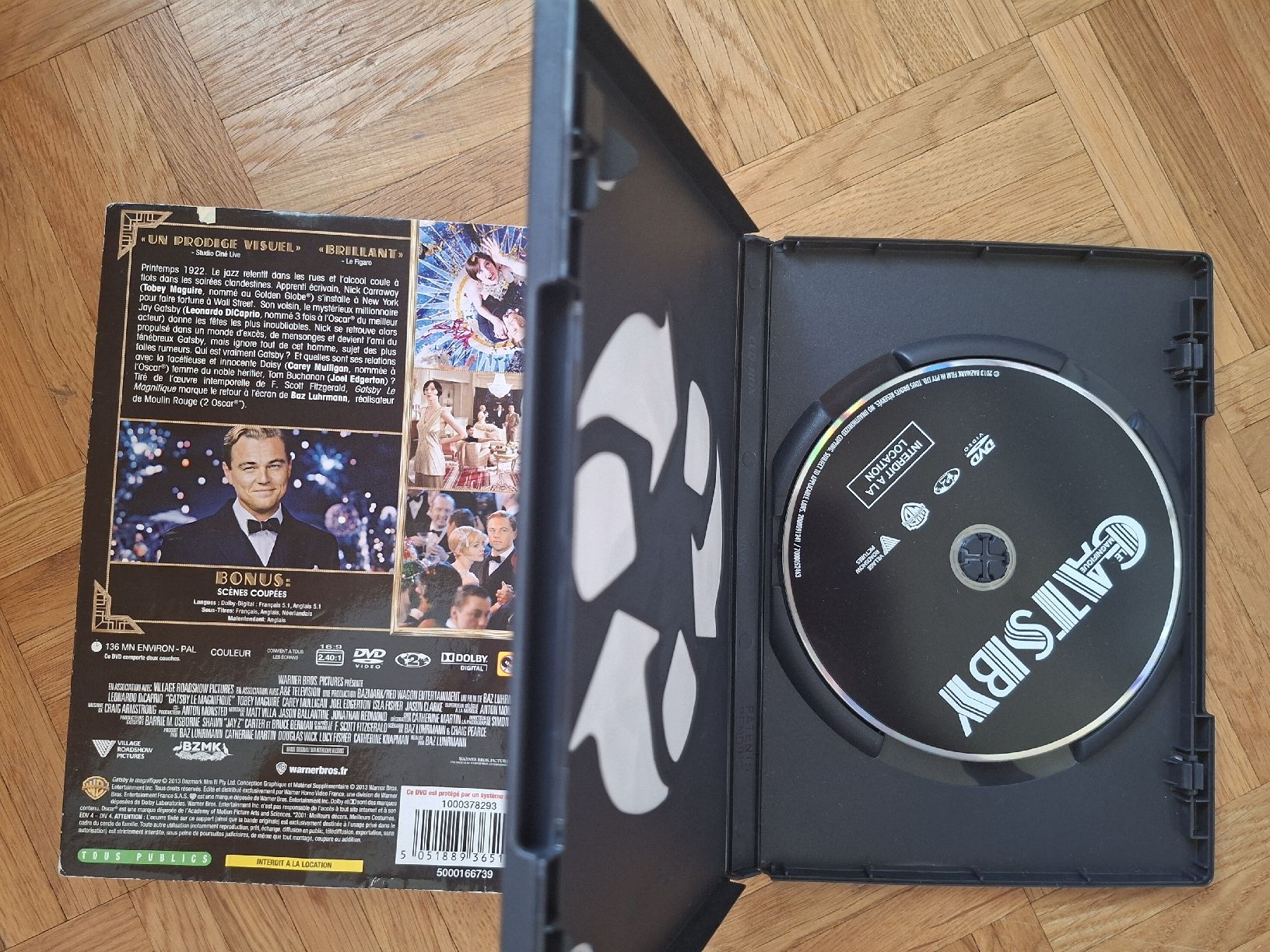 Tutti i DVDs: DVD Le Grand Gatsby - DiCaprio - – Usato da Lausanne venduto da bagadou 2