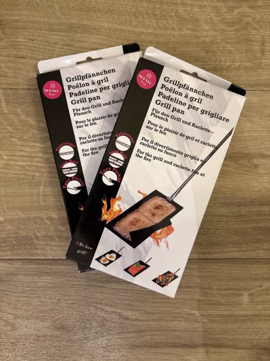 Padelle: 2 neue Grillpfännchen – Nuovo e nell'imballaggio originale da Wil SG venduto da Deborah1997