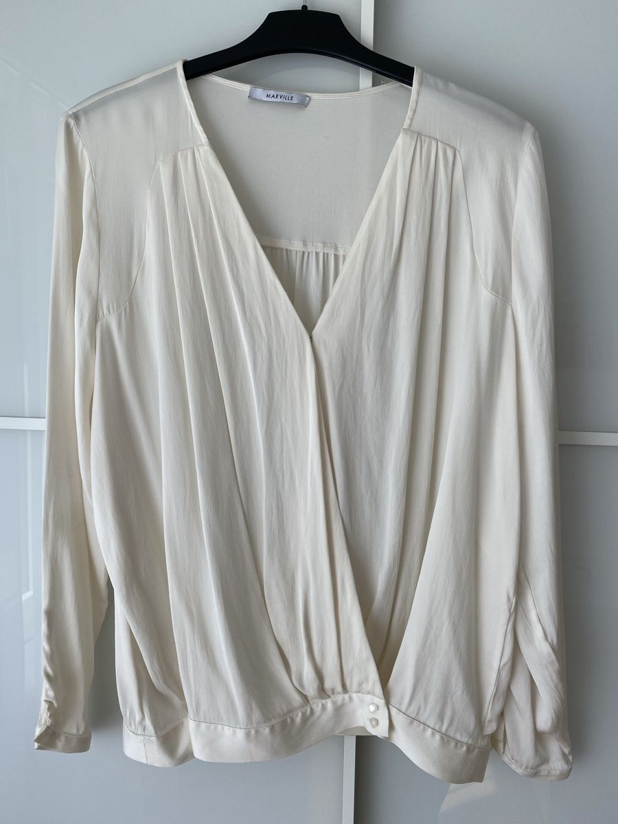 Blusen: Marville Bluse aus Seide, Grösse 44 – Gebraucht aus Winterthur von marisole4