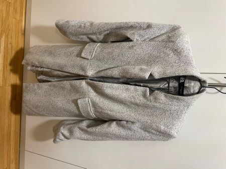 ZARA Mantel Gr. XS grau/weiss