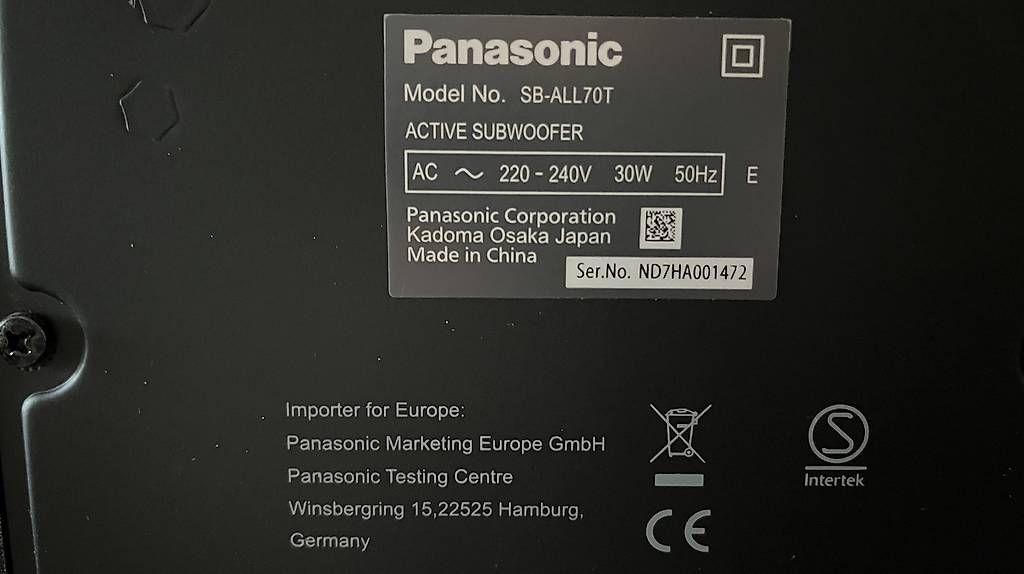 Panasonic Home Cinema: Panasonic SC-ALL70T Soundbar System – Usato da Interlaken venduto da Cablecable 3