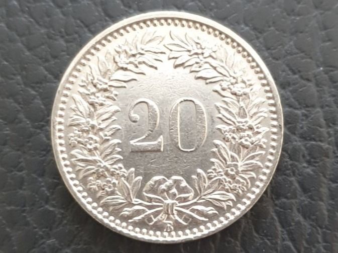Tutti le monete: 20 Rappen 1931 Top!! – Usato da Biel/Bienne venduto da underdogs 1
