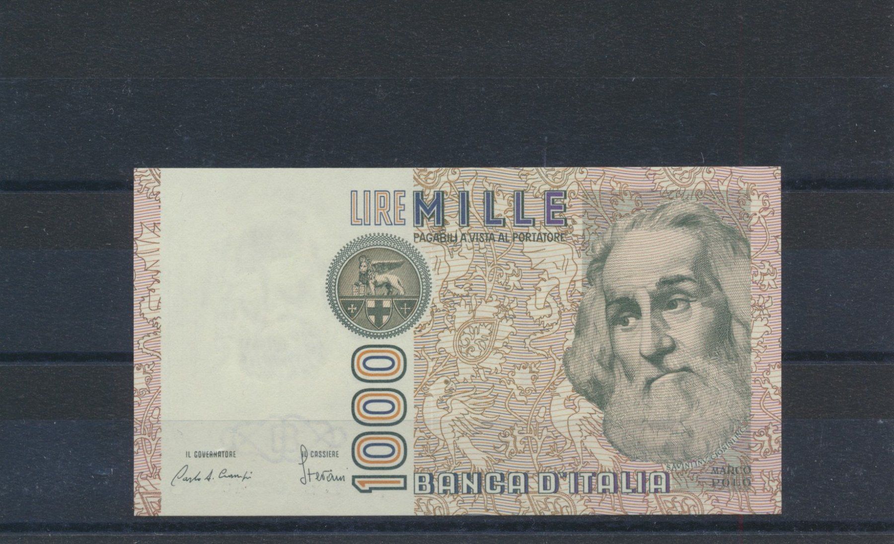 Banknoten: 1982 Banknote, "Italien - 1000 Lire", ungebraucht – Neu (gemäss Beschreibung) aus Winterthur von Zupogeru
