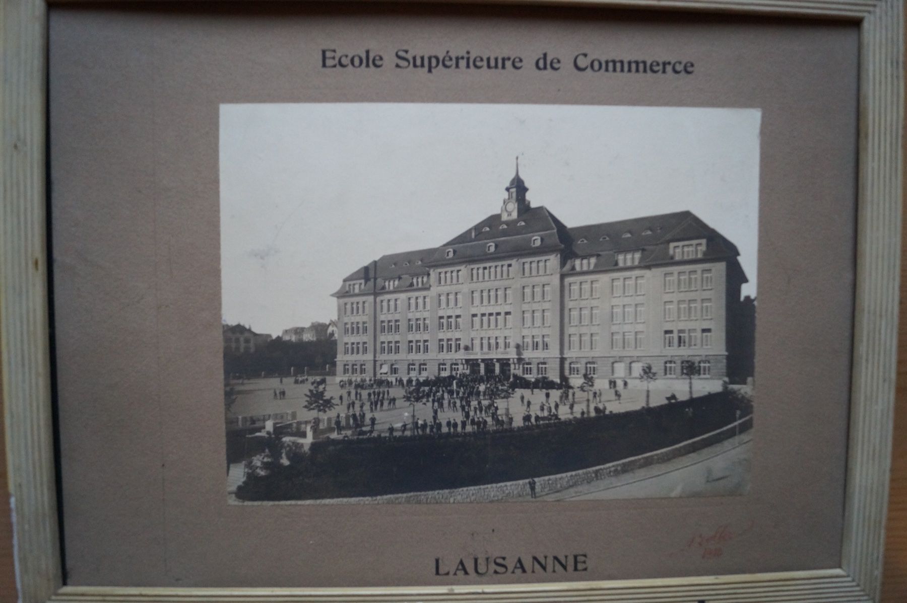 Foto & Immagini: Ecole supérieure de commerce, Lausanne, 1916 – Usato da Scheid venduto da dirauls