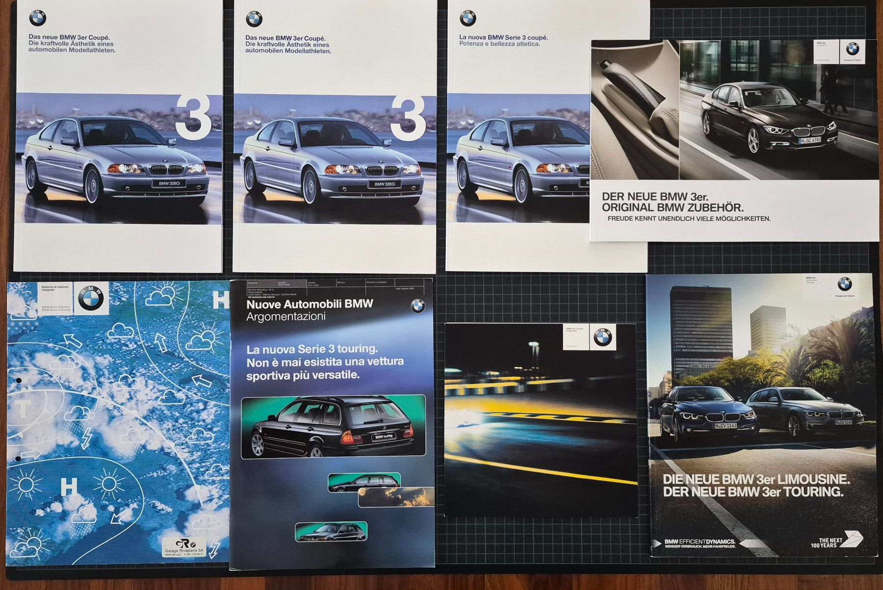 BMW Dokumente: BMW Broschüren E21 E30 E32 E34 E36 E38 E39 E46 E60 E90 M3 M5 – Neu (gemäss Beschreibung) aus Rothenburg von artandcars 1