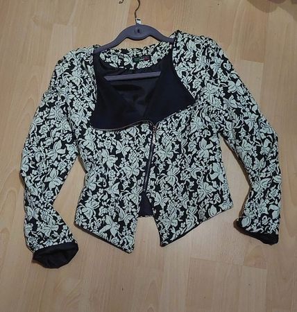 Blazer Jacke mit Muster, Grösse S, Top Zustand