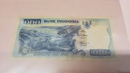 1000 Rupiah Banknote Indonesien Sammler Rarität 1992