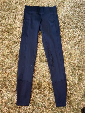 Dunkelblaue Reitleggings Gr. 164 – top Zustand