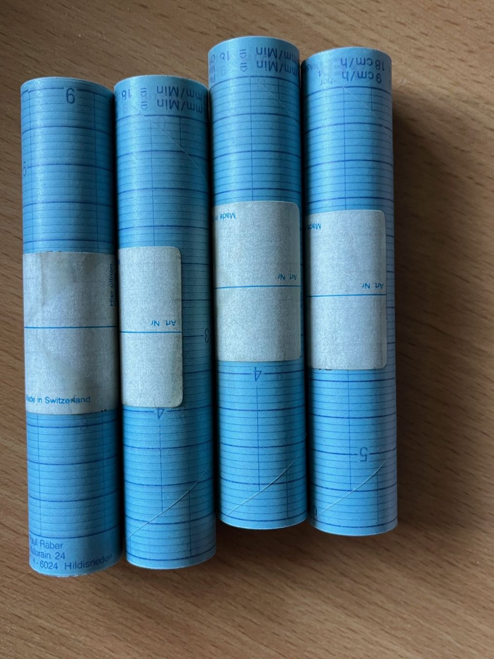 Altri elettrodomestici e apparecchi d’epoca: Papierrollen für Barographen – Nuovo (secondo la descrizione) da Baden venduto da Spitzbergen01