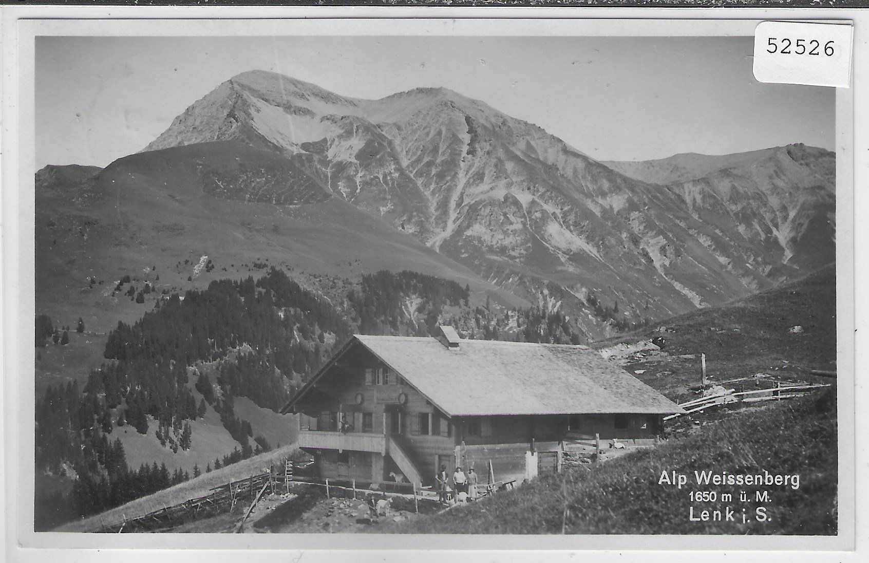 Cartes postales: Alp Weissenberg - Lenk – D'occasion à Ettingen par Kartenplanet