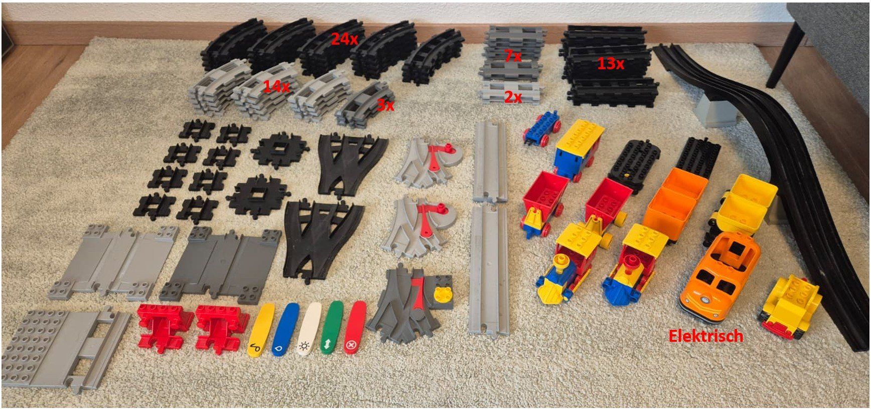 Lego Jouets: Lego Duplo Eisenbahn Set – D'occasion à Andelfingen par Dumdidum