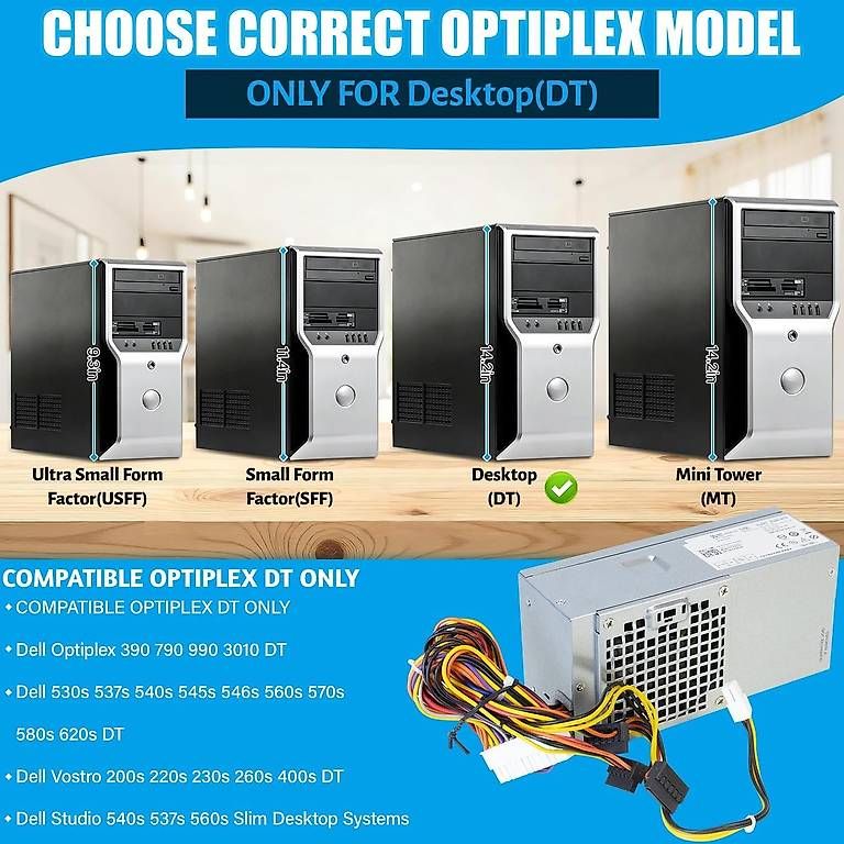 PC: Netzteil für Dell Optiplex – Nuovo (secondo la descrizione) da Kreuzlingen venduto da Best-Deal-Oase 2