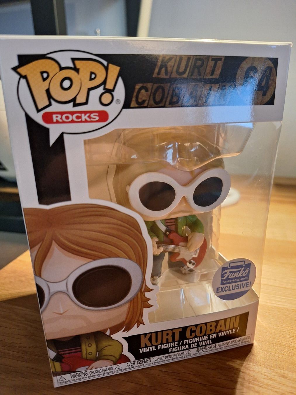 Funko Figuren: Funko Pop Rocks Kurt Cobain Nirvana 64 Exclusive – Neu (gemäss Beschreibung) aus Lostallo von Caps14