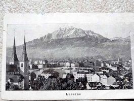 Alte Karte Luzern