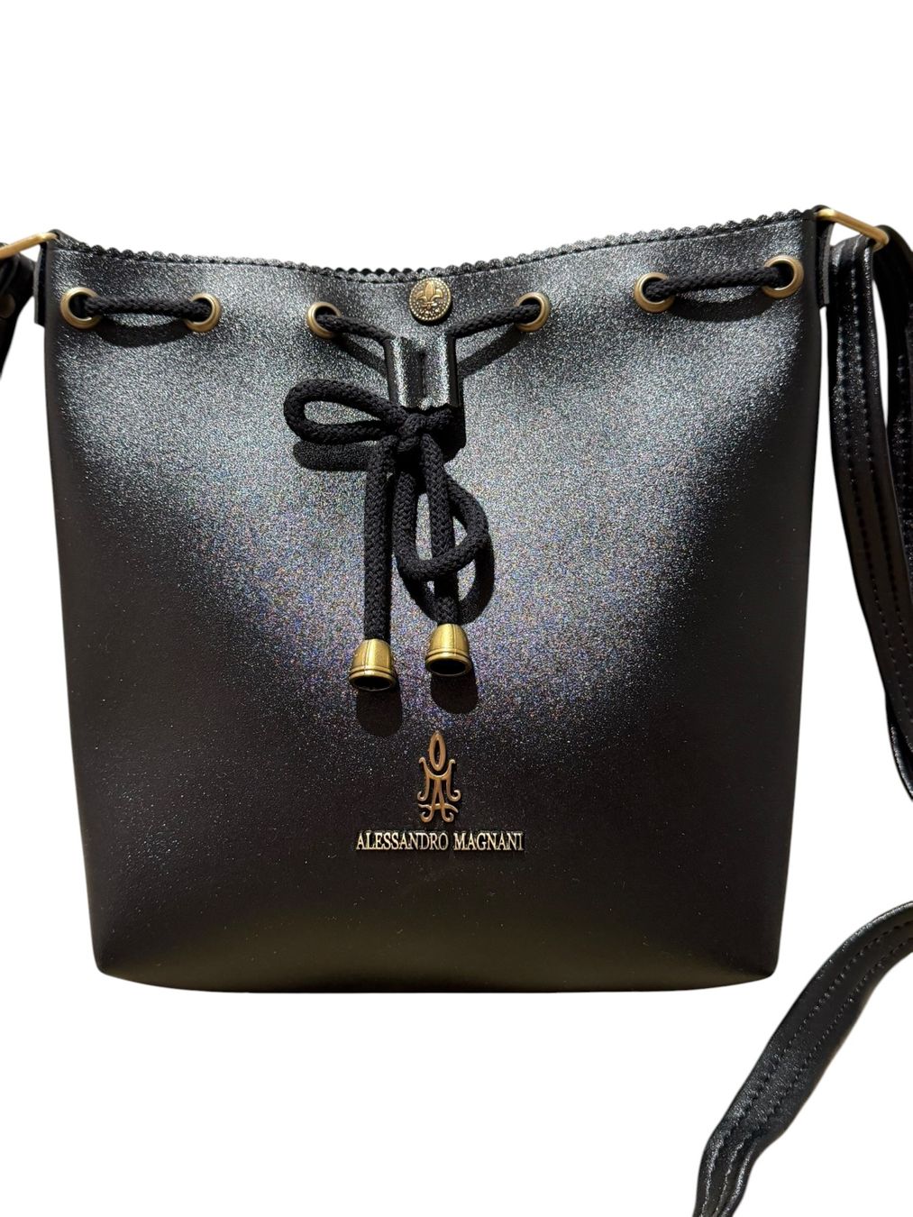 Borse da donna: ALESSANDRO MAGNANI BEUTELTASCHE TASCHE SCHWARZ – Usato da LUZERN venduto da modeundlifestyle 1